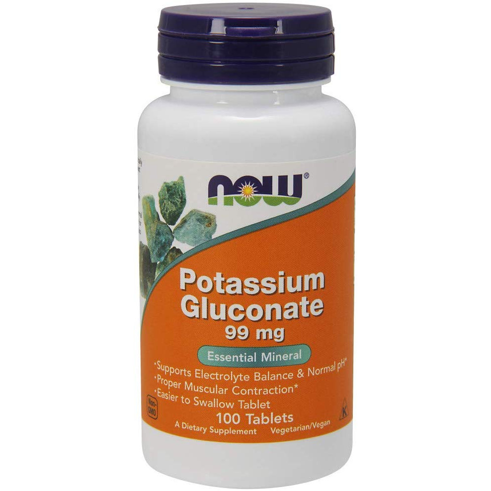 Now Potassium Gluconate 99 mg 100 tabs - зображення 1