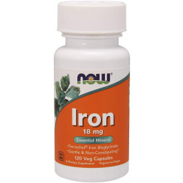 Now Iron 18 mg 120 caps