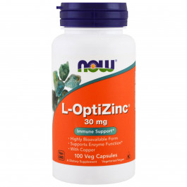 Now L-OptiZinc 30 mg 100 caps