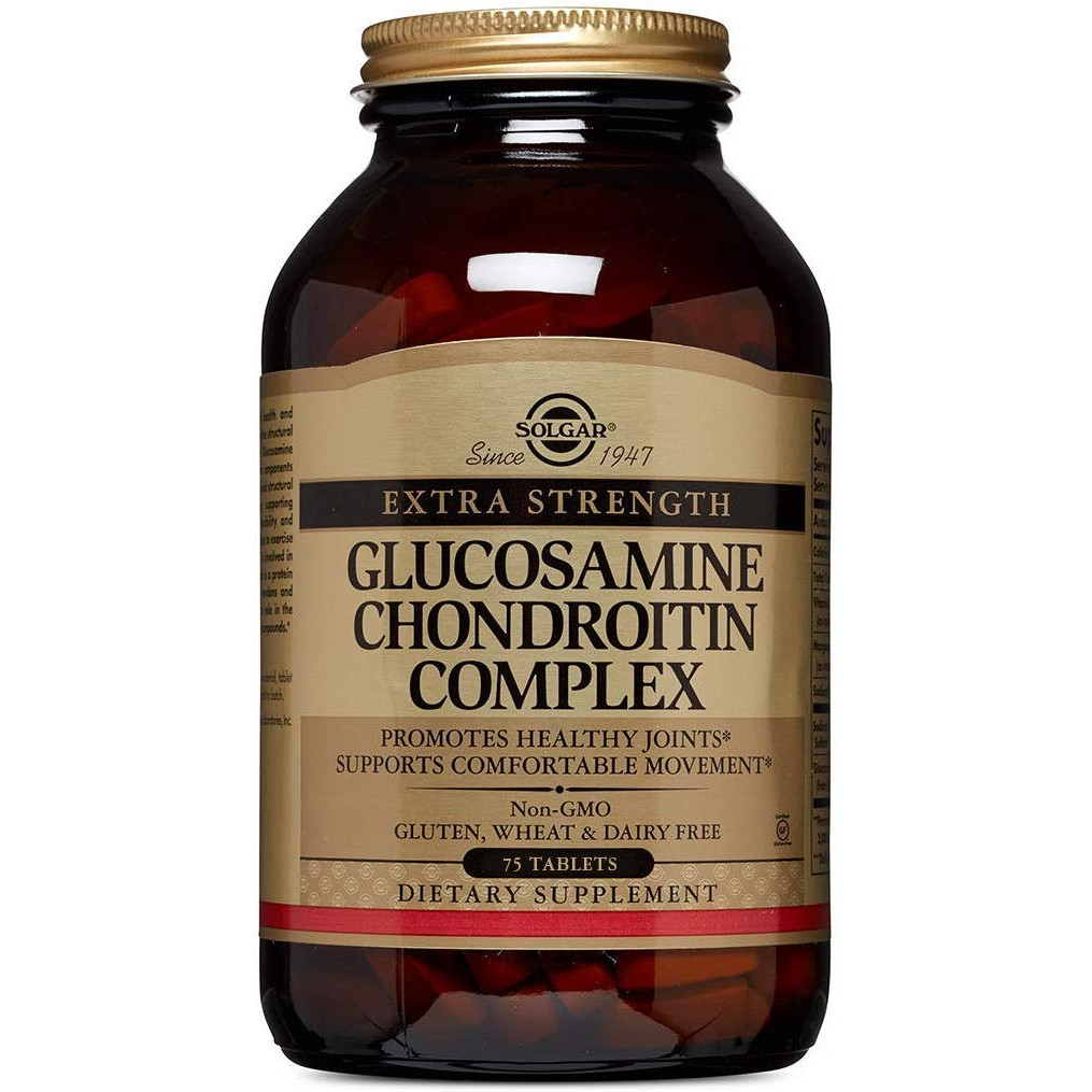 Solgar Extra Strength Glucosamine Chondroitin Complex 75 tabs - зображення 1