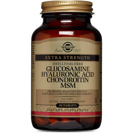 Solgar Glucosamine Hyaluronic Acid Chondroitin MSM 60 tabs