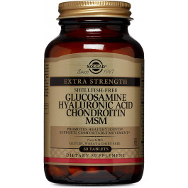   Solgar Glucosamine Hyaluronic Acid Chondroitin MSM 60 tabs