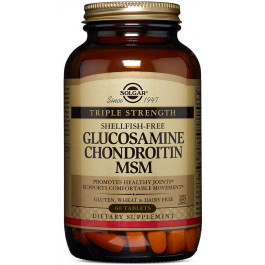   Solgar Triple Strength Glucosamine Chondroitin MSM 60 tabs