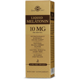   Solgar Liquid Melatonin 10 mg 59 ml /59 servings/ Natural Black Cherry