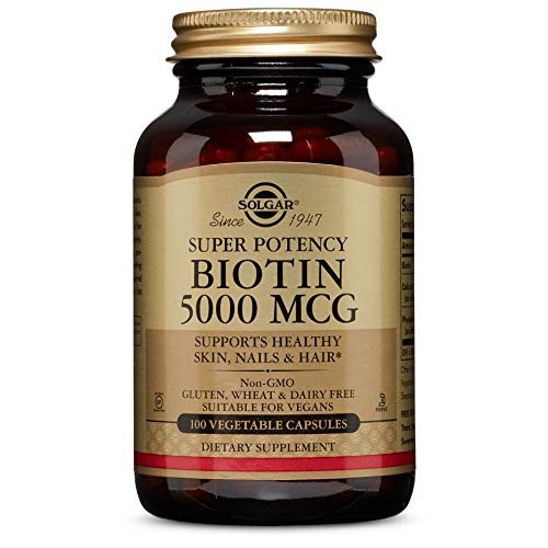 Solgar Biotin 5000 mcg Vegetable Capsules 100 caps - зображення 1