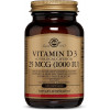 Solgar Vitamin D3 25 mcg /1000 IU/ Softgels 100 caps - зображення 1