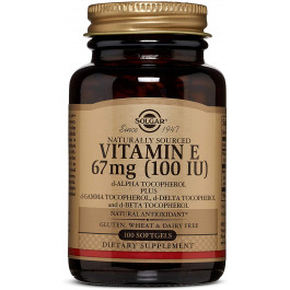Solgar Vitamin E 67 mg /100 IU/ Softgels 100 caps