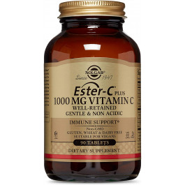 Solgar Ester-C Plus 1000 mg Vitamin C Tablets 90 tabs