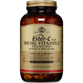 Solgar Ester-C Plus 500 mg Vitamin C Vegetable Capsules 250 caps