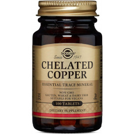   Solgar Chelated Copper Tablets 100 tabs