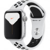 Apple Watch Nike Series 5 GPS 40mm Silver Aluminum w. Silver Aluminum (MX3R2) - зображення 1