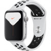 Apple Watch Nike Series 5 GPS 44mm Silver Aluminum w. Silver Aluminum (MX3V2) - зображення 1