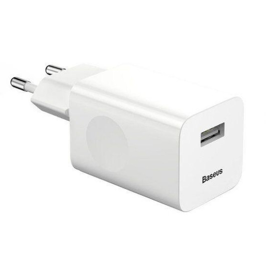 Baseus Wall Charger Quick Charge White (CCALL-BX02) - зображення 1