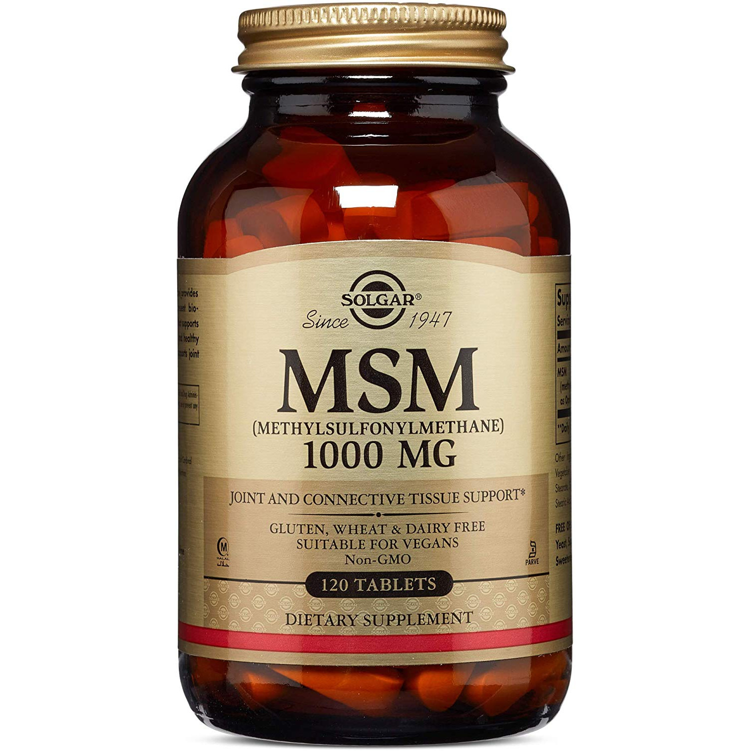 Solgar MSM 1000 mg Tablets 120 tabs - зображення 1