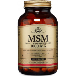 Solgar MSM 1000 mg Tablets 120 tabs
