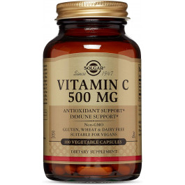 Solgar Vitamin C 500 mg Vegetable Capsules 100 caps