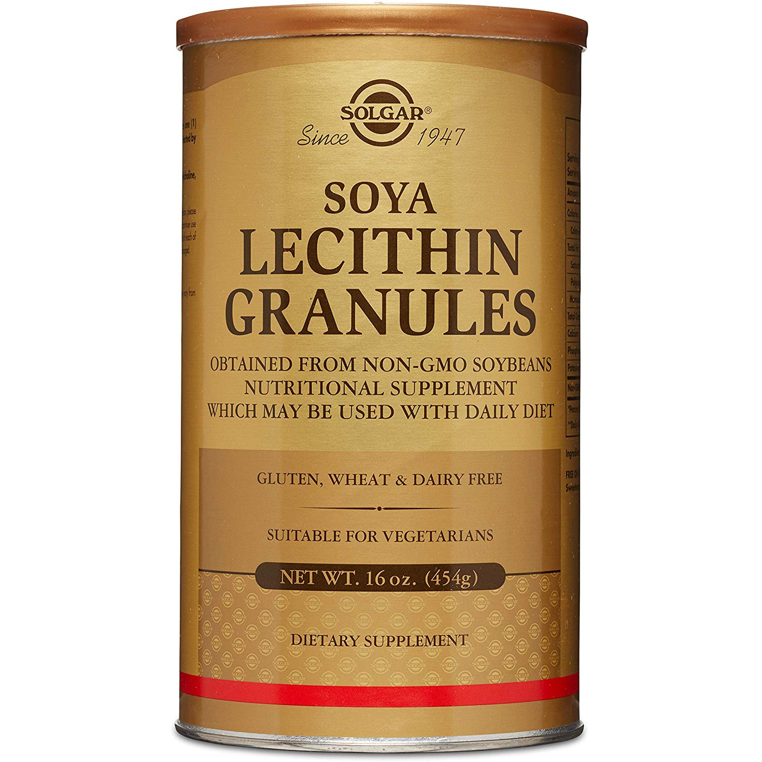 Solgar Lecithin Granules 454 g /60 servings/ Unflavored - зображення 1