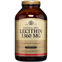 Solgar Lecithin 1360 mg Softgels 250 caps