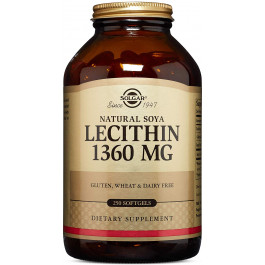   Solgar Lecithin 1360 mg Softgels 250 caps