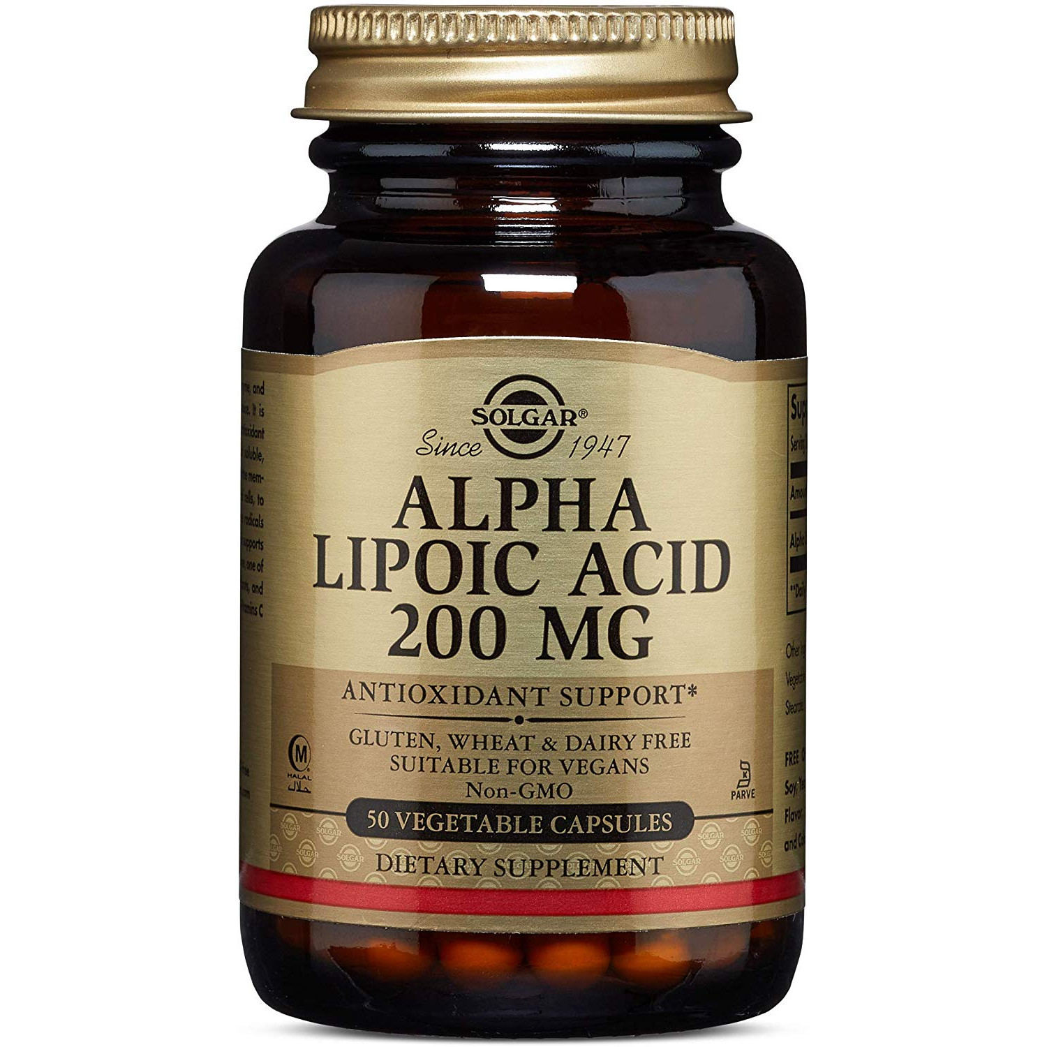 Solgar Alpha Lipoic Acid 200 mg Vegetable Capsules 50 caps - зображення 1