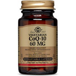 Solgar Vegetarian CoQ-10 60 mg Vegetable Capsules 30 caps