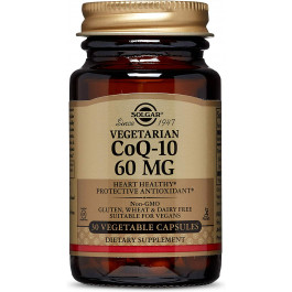   Solgar Vegetarian CoQ-10 60 mg Vegetable Capsules 30 caps