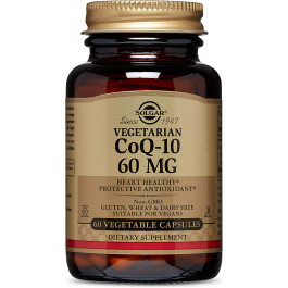   Solgar Vegetarian CoQ-10 60 mg Vegetable Capsules 60 caps