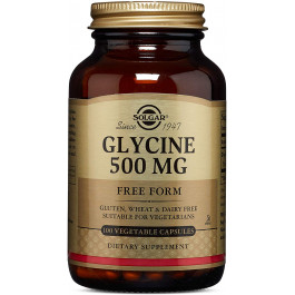 Solgar Glycine 500 mg Vegetable Capsules 100 caps