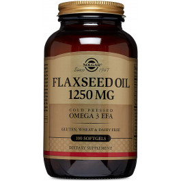 Solgar Flaxseed Oil 1250 mg Softgels 100 caps