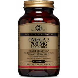 Solgar Double Strength Omega-3 700 mg Softgels 60 caps