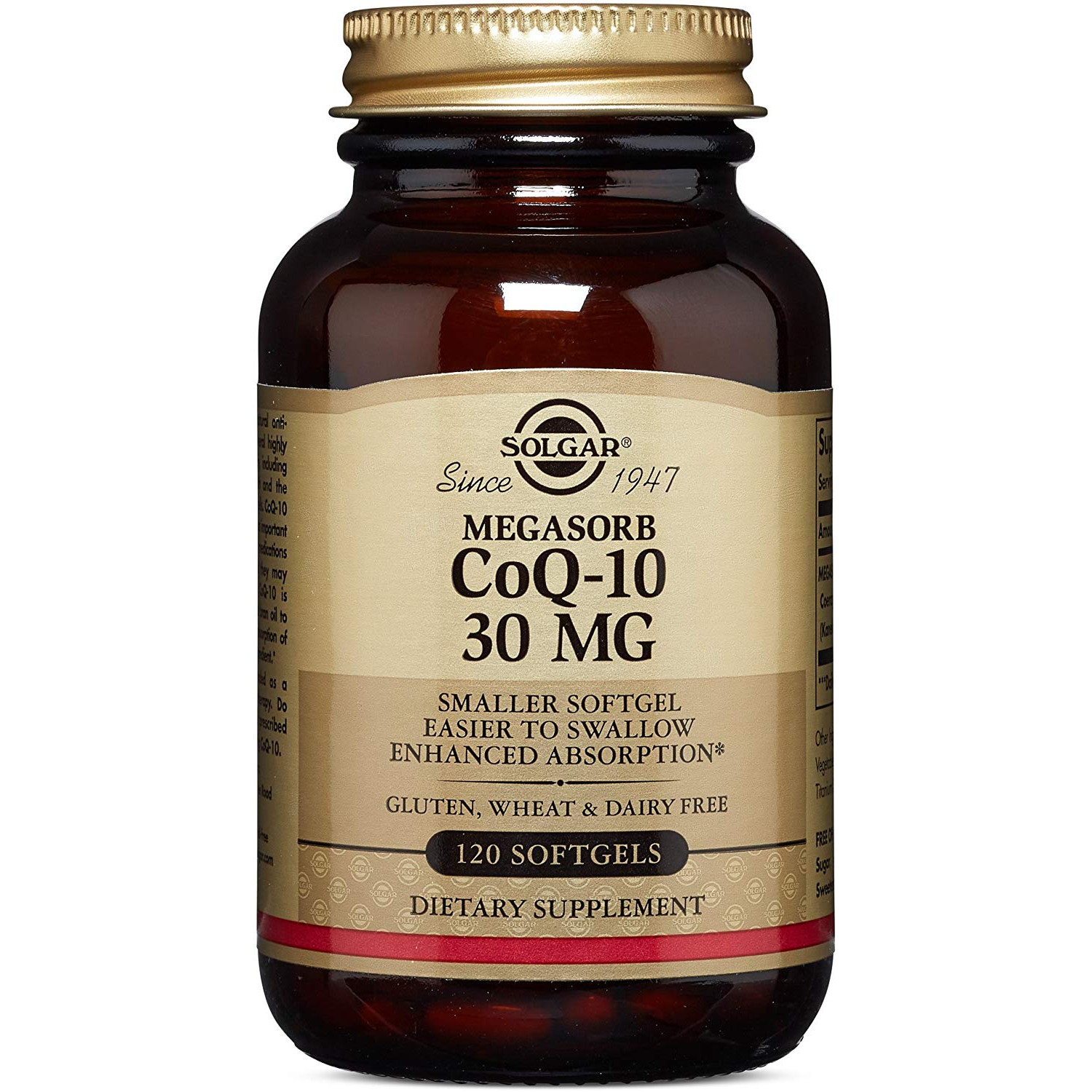 Solgar Megasorb CoQ-10 30 mg Softgels 120 caps - зображення 1