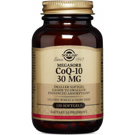 Solgar Megasorb CoQ-10 30 mg Softgels 120 caps