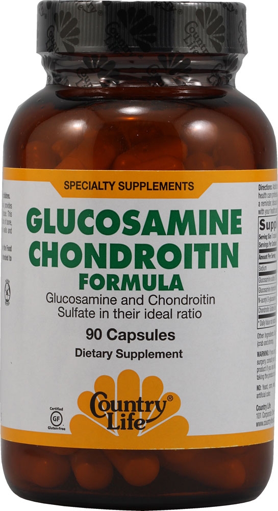 Country Life Glucosamine/Chondroitin Formula 90 caps - зображення 1