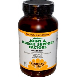 Country Life Arthro-Joint and Muscle Relief Factors 60 caps