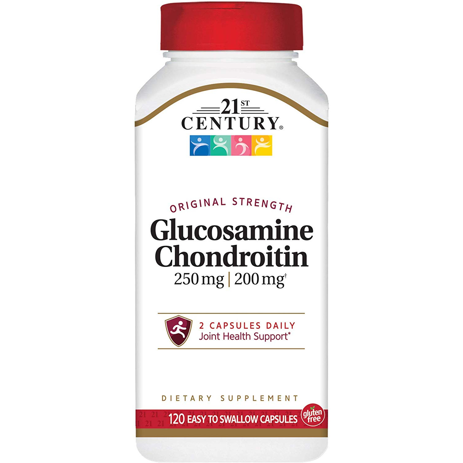 21st Century Glucosamine Chondroitin Original Strength 120 caps /60 servings/ - зображення 1