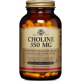 Solgar Choline 350 mg Vegetable Capsules 100 caps