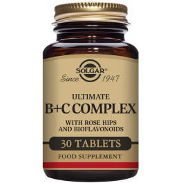   Solgar Ultimate B+C Complex Tablets 30 tabs