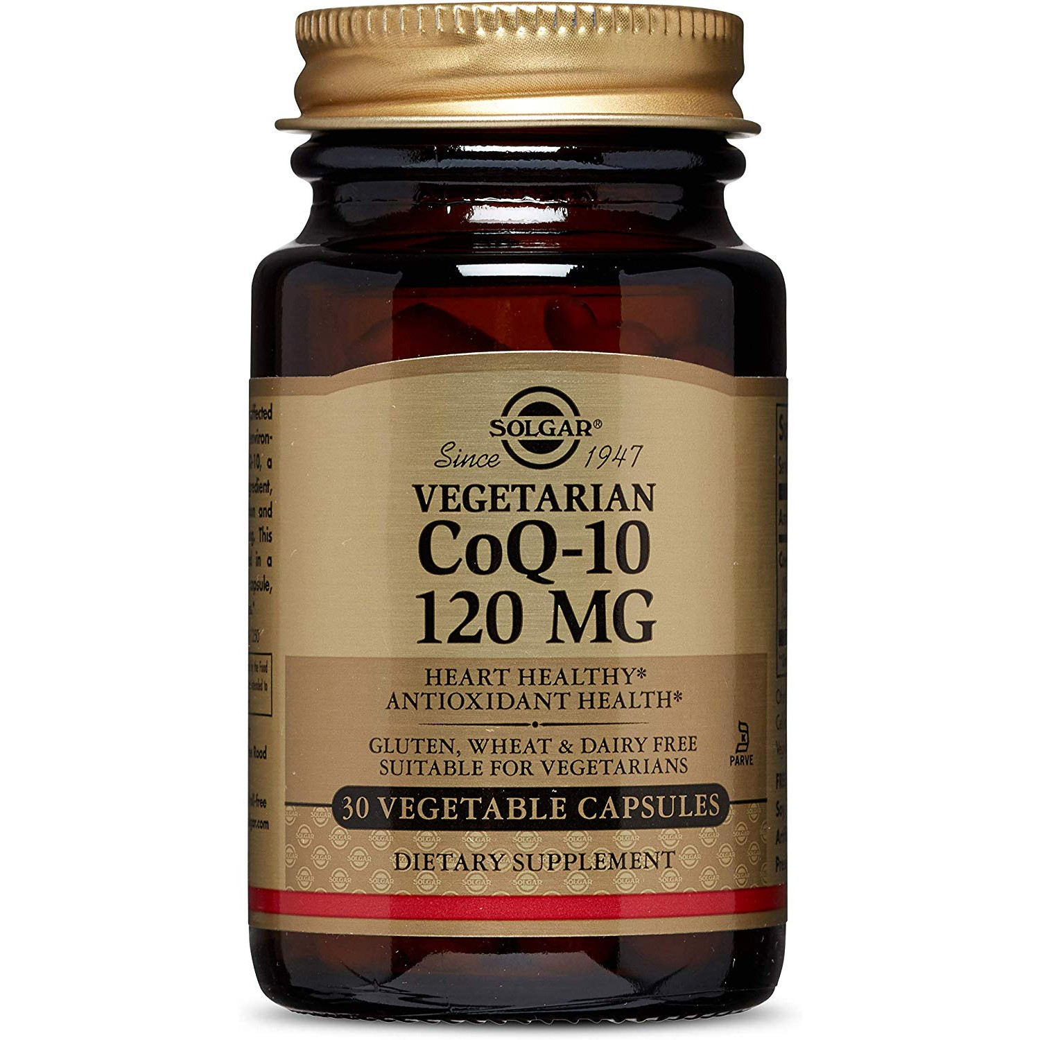 Solgar Vegetarian CoQ-10 120 mg Vegetable Capsules 30 caps - зображення 1
