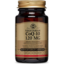 Solgar Vegetarian CoQ-10 120 mg Vegetable Capsules 30 caps