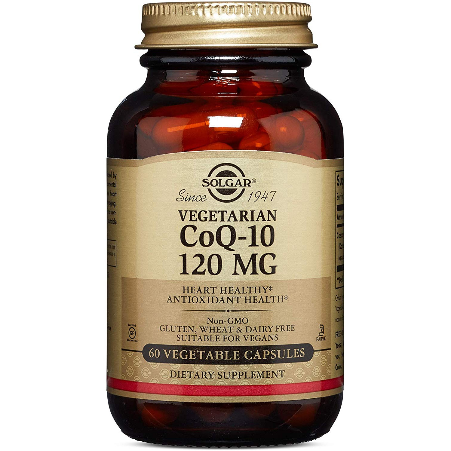 Solgar Vegetarian CoQ-10 120 mg Vegetable Capsules 60 caps - зображення 1