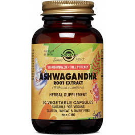 Solgar Ashwagandha Root Extract Vegetable Capsules 60 caps