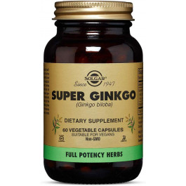 Solgar Super Ginkgo Vegetable Capsules 60 caps