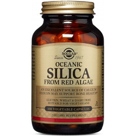 Solgar Oceanic Silica 25 mg Vegetable Capsules 100 caps