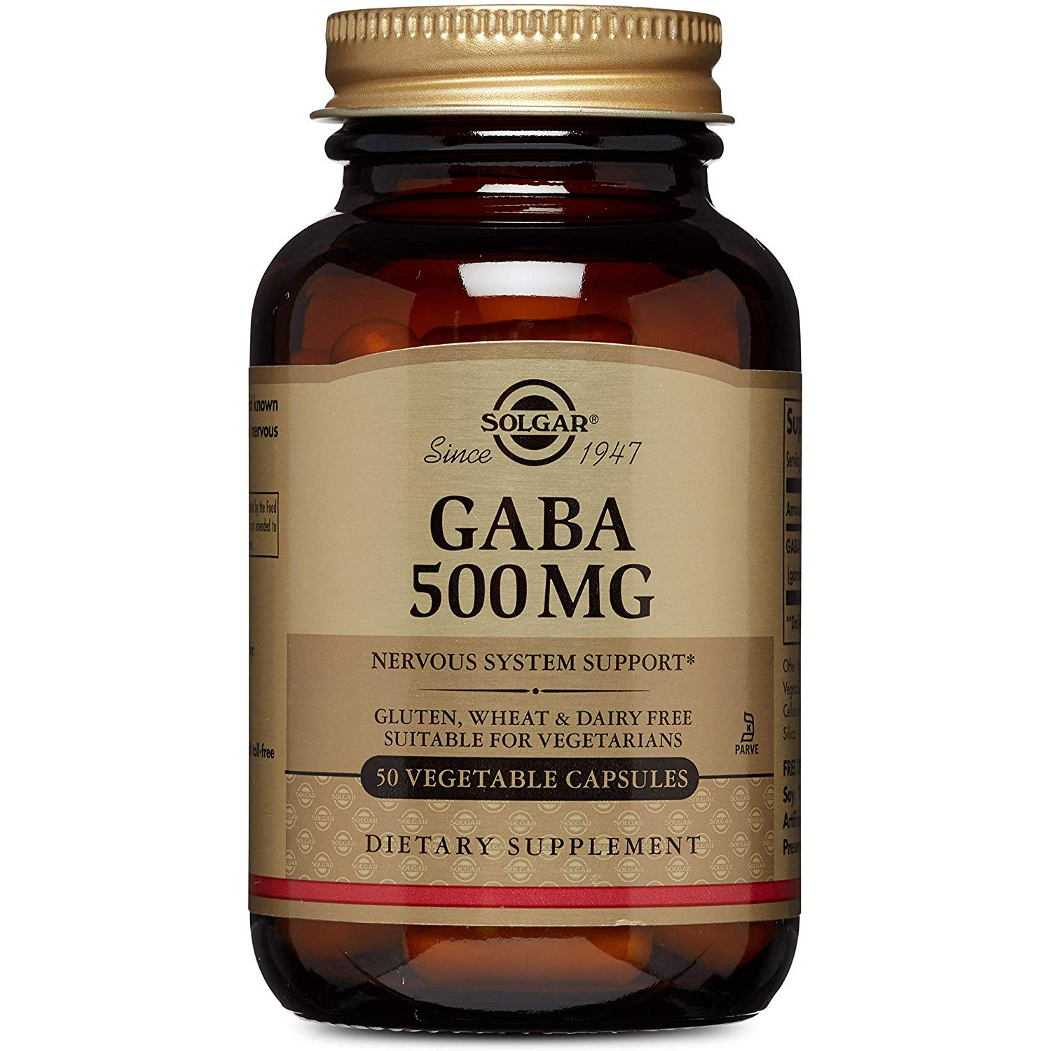Solgar GABA 500 mg Vegetable Capsules 50 caps - зображення 1