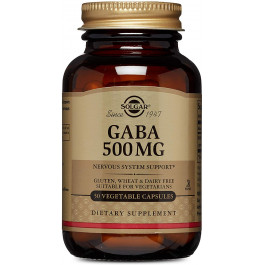 Solgar GABA 500 mg Vegetable Capsules 50 caps