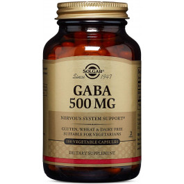 Solgar GABA 500 mg Vegetable Capsules 100 caps