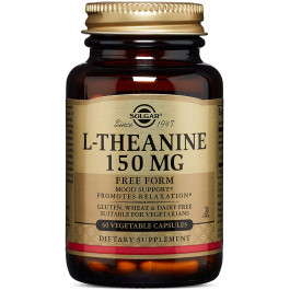   Solgar L-Theanine 150 mg Vegetable Capsules 60 caps