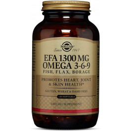 Solgar EFA 1300 mg Omega 3-6-9 Softgels 120 caps