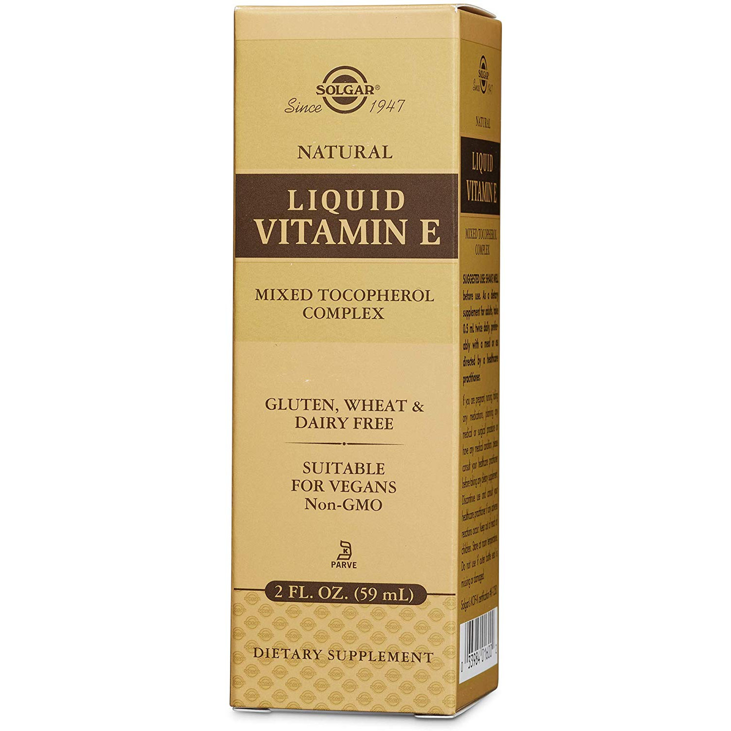 Solgar Liquid Vitamin E 59 ml /118 servings/ Natural - зображення 1