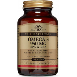   Solgar Triple Strength Omega-3 950 mg Softgels 50 caps